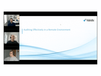 WEBINAR: Auditing Effectively in a Remote Environment